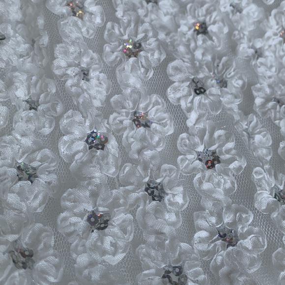 Delia’s strapless white sequins dress! - Picture 2 of 4